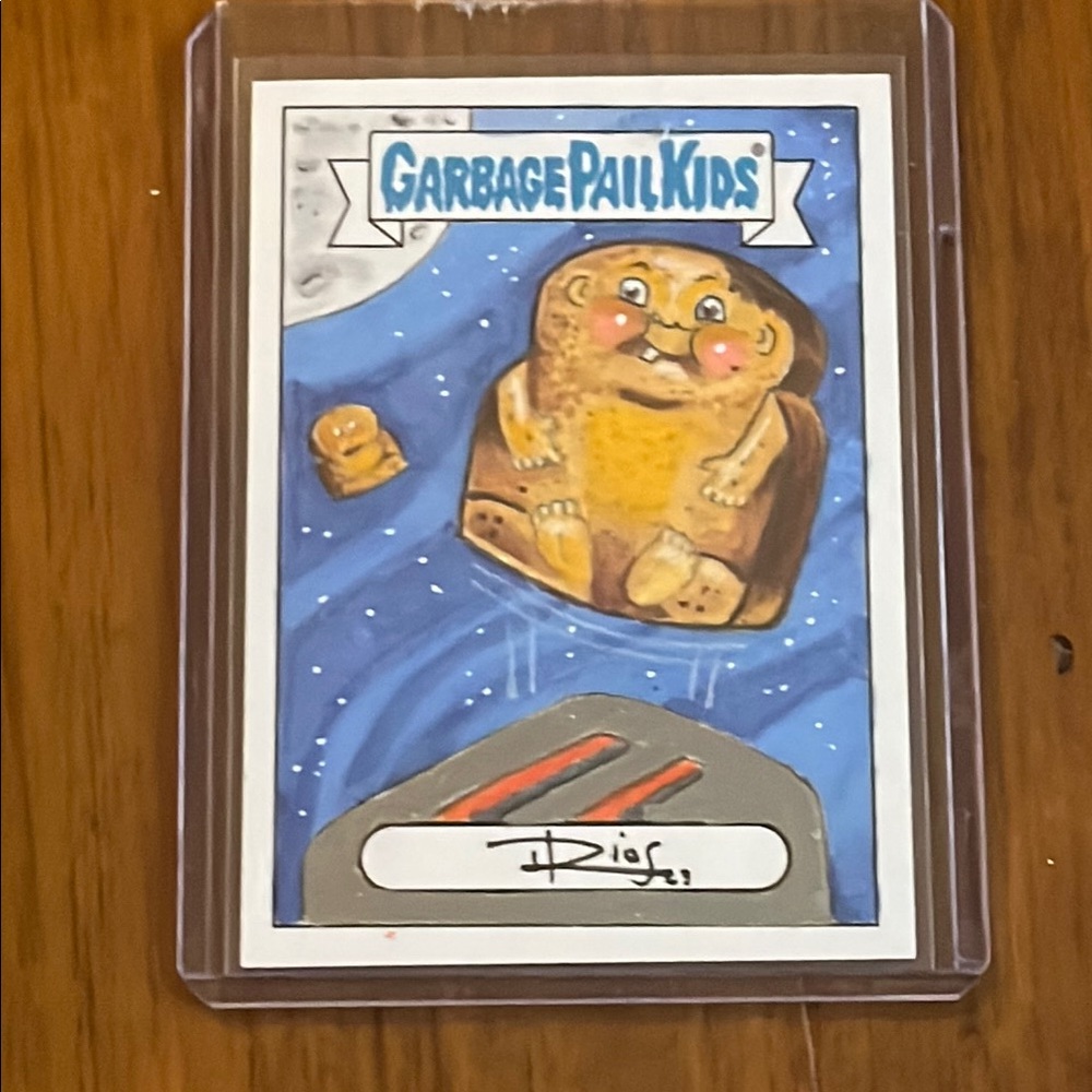 Garbage Pail Kids Melba Toast Hy Rye Artist Sketch Autograph 1/1 Rich Rios